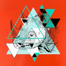 Bílý nosorožec (Pecka design)