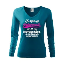 Je těžké být princezna - motorkářka Je těžké být princezna - motorkářka