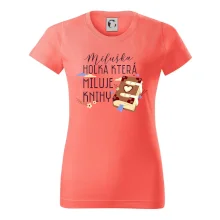 Kniha - Holka, která miluje knihy -  Vaše jméno