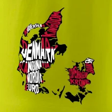 Mapy - názvy měst - Dánsko