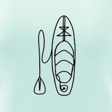 Paddleboard jedním tahem