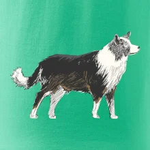 Border kolie kreslená