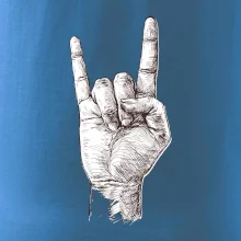 Rocková ruka kreslená