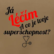 Já léčím - tvoje superschopnost? Šikmý nápis
