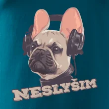 Francouzský buldoček neslyším