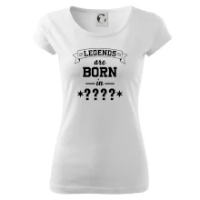 Legends are born in vlastní ročník