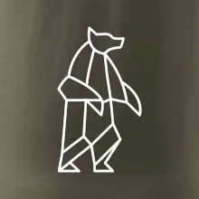 Geometrie lední medvěd stojící