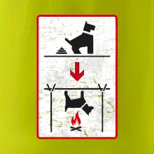 Tričko pro odpůrce sraní na chodníku