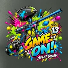 Barevná exploze game on paintball