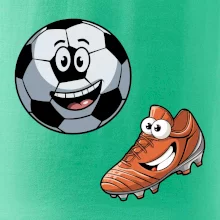 Parové triko - Kopačka a míč