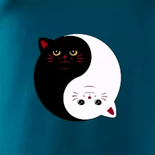 Kočky jin jang barevné