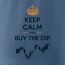 Keep Calm and Buy the Dip - koruna  a graf