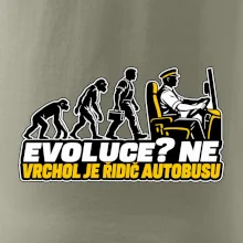 Evoluce vrchol je řidič autobusu