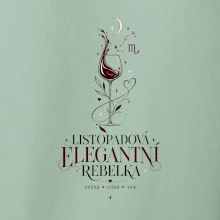 Listopadová elegantní rebelka s hvězdami