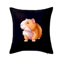 Morče - kreslené, bílo oranžové