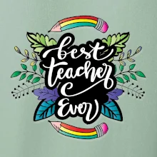 Barevné tužky best teacher ever