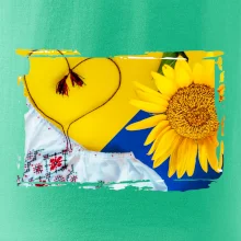 Ukrajina slunečnice a kroj