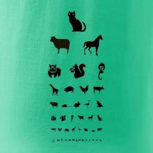 Oční test zvířatka