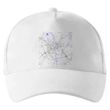 Olomouc - Mapa s vodními toky