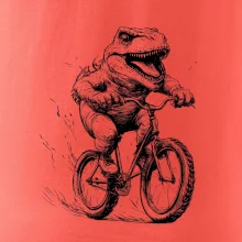 Naštvaný Dinosaurus na kole