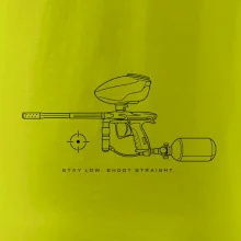 Minimalistický marker stay low shoot straight