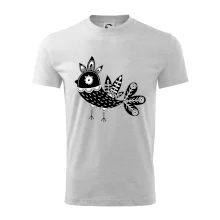 Ptáček černobílý folklór