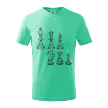 Šachové figurky kreslené