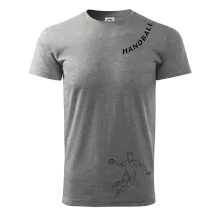 Handball nápis šikmo