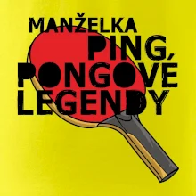 Manželka ping pongové legendy