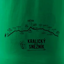 Profil kopců - Kralický Sněžník