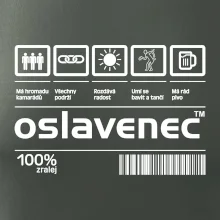 Čárový kód - Oslavenec Čárový kód - Oslavenec