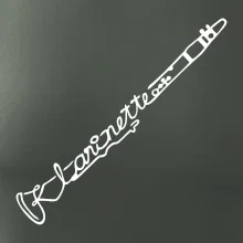 Klarinet nápis