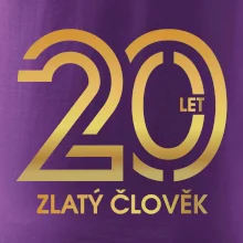 20 let zlatý člověk