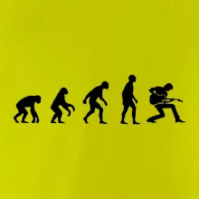 Evoluce kytarista - klečící