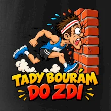 Maratonec tady bourám do zdi
