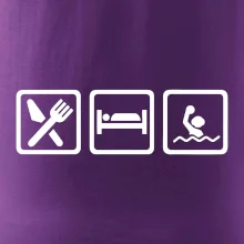 Eat sleep vodní pólo v řadě