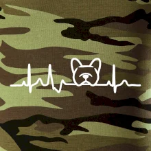 EKG Francouzský buldoček hlava