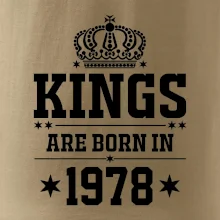 Kings are born in 1978
