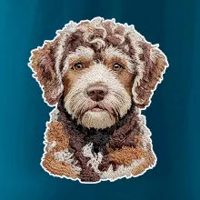Lagotto romagnolo vyšívaná hlava