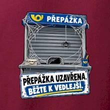 Přepážka uzavřena běžte k vedlejší