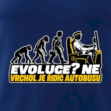 Evoluce vrchol je řidič autobusu