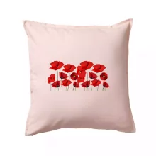 Vlčí mák v řadě