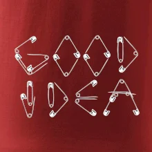 Good Idea nápis zavírací špendlík