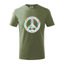 Peace and love symbol