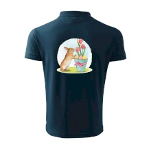 Velikonoční zajíček tulipány