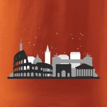 Řím silueta památky