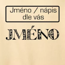 Folklor - jméno - nápis