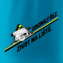 Dokonalý řez život na vodicí liště