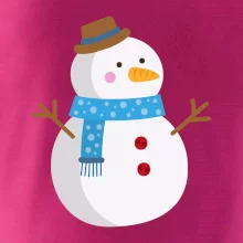 Sněhulák se šálou