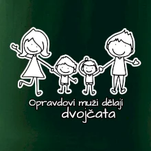 Opravdoví muži dělají dvojčata - kluk kluk